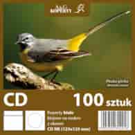 Koperty białe CD NK z oknem (125 x 125 mm) 100 szt.