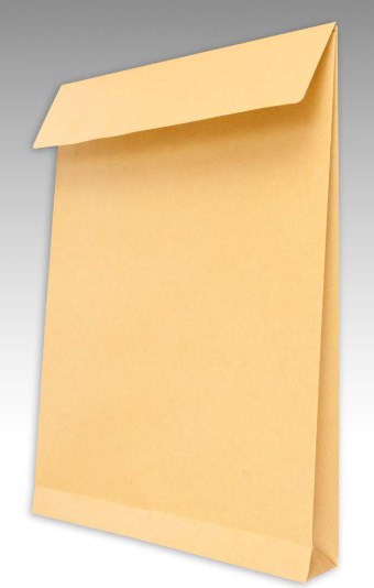 Koperty brązowe C5 HK RBD z rozszerzanymi bokami i spodem 162x229x32mm 120g