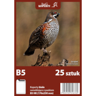 Koperty białe B5 HK (176 x 250 mm) 25 szt.