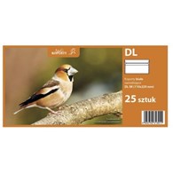 Koperty białe DL HK (110 x 220 mm) 25 szt. 6807