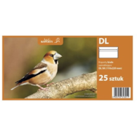 Koperty białe DL HK (110 x 220 mm) 25 szt. 6807