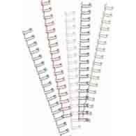 Grzbiety drutowe 9,5 białe 3:1 op. 100 OPUS