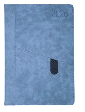 O.Diary B5, Uran, niebieski, na rok 2026 tydzień na stronie