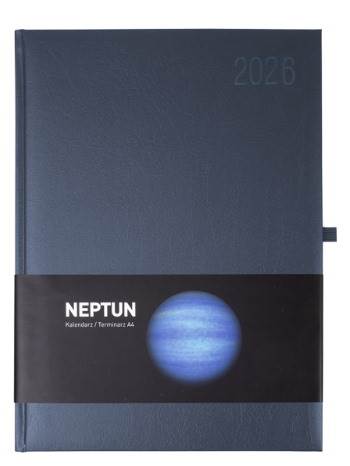 Kalendarz term Neptun A4 niebieski 2026 ukł dziennyy