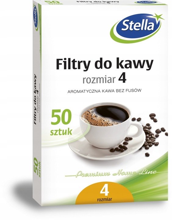 Filtr do kawy Nr 4 op=50szt. Stella