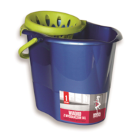 Wiadro ANNA ZARADNA, z wyciskaczem premium, 14 l, niebieskie, 1 szt., mix