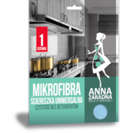 Mikrofibra ściereczka uniwersalna, ANNA ZARADNA, 1 szt., niebieski