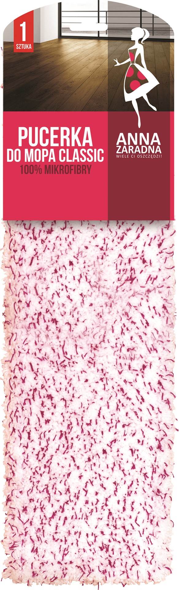 Pucerka do mopa classic ANNA ZARADNA, 1 szt., mix kolorów