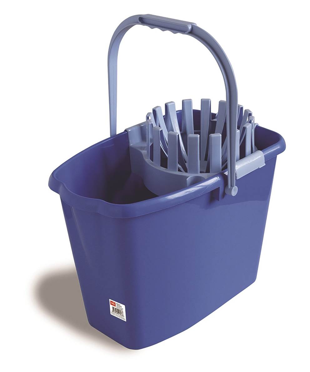 Wiadro ANNA ZARADNA, z wyciskaczem, 10 l, mix kolorów