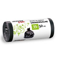 Worki na śmieci STELLA HDLD, 35l 50 szt. czarne