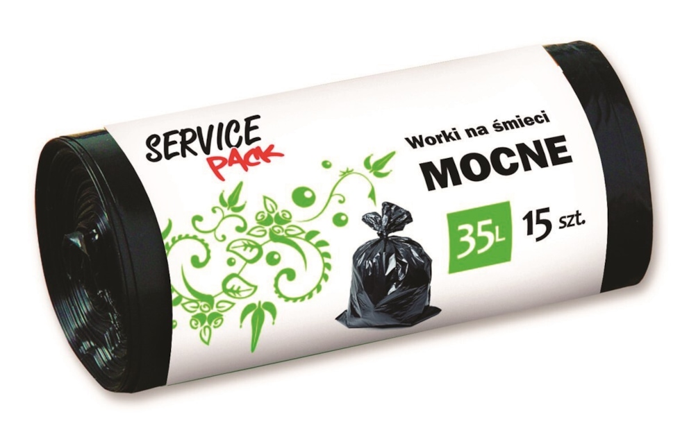 Worki na śmieci STELLA LDPE mocne, 60L 10 szt.