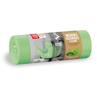 Worki na śmieci z uszami ANNA ZARADNA, zapach miętowy, 35 l, 20 szt., miętowy