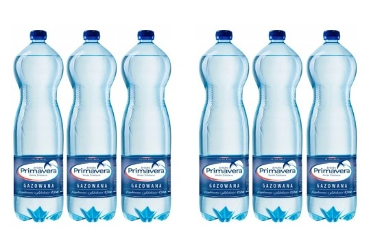 WODA PRIMAVERA GAZ 1,5 L POLSKA WODA PET 6szt