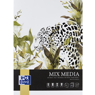 BLOK MIX MEDIA OXFORD A3 25K 225G KLEJONY PO DŁUŻSZYM BOKU