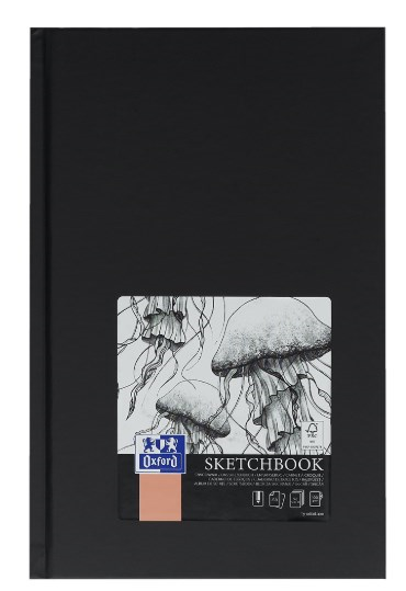 SZKICOWNIK OXFORD SKETCHBOOK SZYTY A5 96K 100G CZARNY