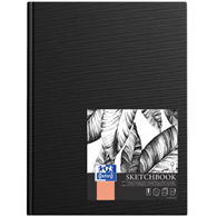 SZKICOWNIK OXFORD SKETCHBOOK SZYTY A4 96K 100G CZARNY