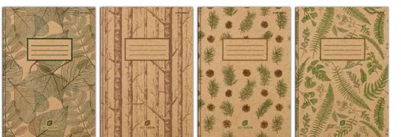 BRULION TOP 2000 GO GREEN MO A5 96K 70G OKŁADKA KRAFT 300G FSC K5X5M