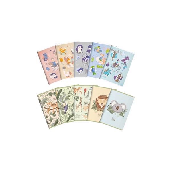 ZESZYT TOP 2000 FREE&WILD A6 32K 70G K5X5 MIX