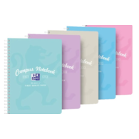 KOŁOZESZYT OXFCAMP B5+ 80K 90G K5X5 PASTEL