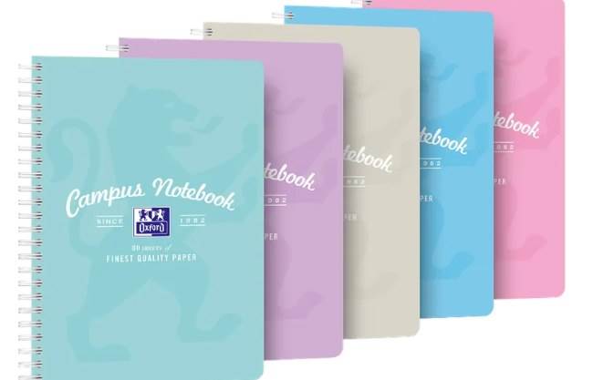 KOŁOZESZYT OXFCAMP B5+ 80K 90G K5X5 PASTEL