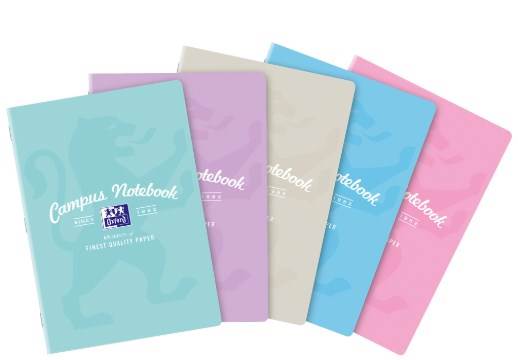 ZESZYT OXFORD CAMPUS A4 60K 90G K5X5M PASTEL