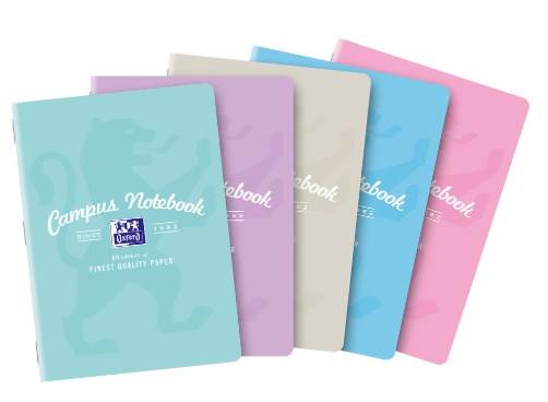 ZESZYT OXFORD CAMPUS A5 60K 90G L9M PASTEL