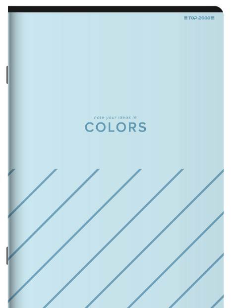 ZESZYT  A5 80K krata TOP 2000  COLORS 400169185