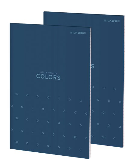 BLOK NOTATNIKOWY TOP 2000 OFFICE KLE A6 100K 70G NIEBIESKI