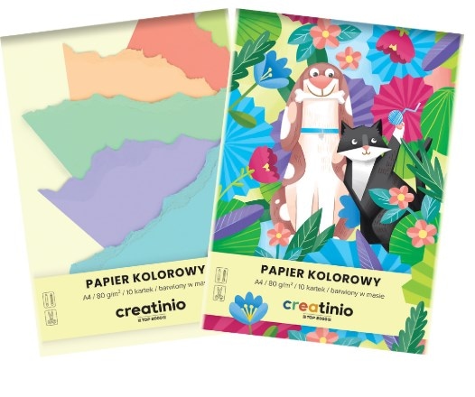 ZESZYT PAP.KOLOROWY A4 10K