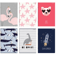 ZESZYT TOP 2000 MEGAMIX A4/32K LINIA PODWÓJNA KOLOROWA