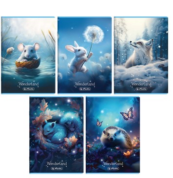 Zeszyt A5 32k linia podwojna kolorowa Herlitz Wonderland