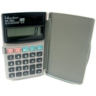 Kalkulator kieszonkowy VECTOR KAV DK-050, 8-cyfrowy, 75x123mm, szary