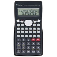 Kalkulator naukowy VECTOR KAV CS-102, 244 funkcji, 84x154mm,czarny