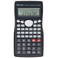 Kalkulator naukowy VECTOR KAV CS-102, 244 funkcji, 84x154mm,czarny