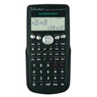 Kalkulator naukowy VECTOR KAV CS-210, 249 funkcji, 87x169mm, czarny