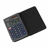 Kalkulator kieszonkowy VECTOR KAV VC-100, 8-cyfrowy, 58x88,5mm, szary