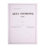 Teczka kartonowa na akta osobowe Beniamin biała