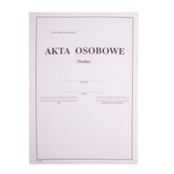 Teczka kartonowa na akta osobowe Beniamin biała