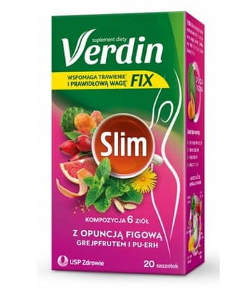 Herbata exp Verdin z  opuncją figową 20tor