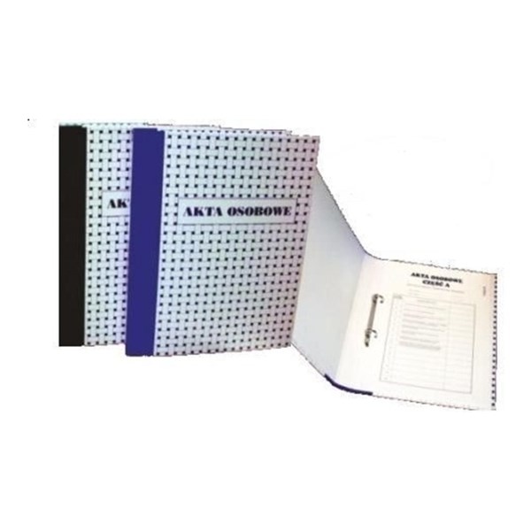 Teczka do akt osob T-01  Konfex czarna