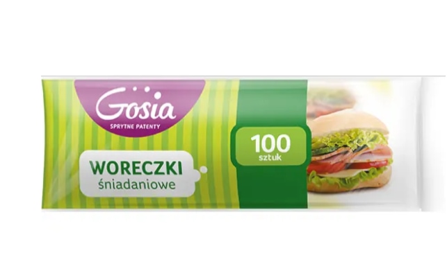 WORECZKI ŚNIADANIOWE GOSIA 17CMX27CM 100SZT POLITAN