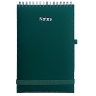 Notes A5 Vivella na spirali z gumką granatowy