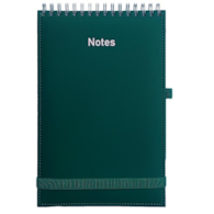 Notes A5 Vivella na spirali z gumką granatowy