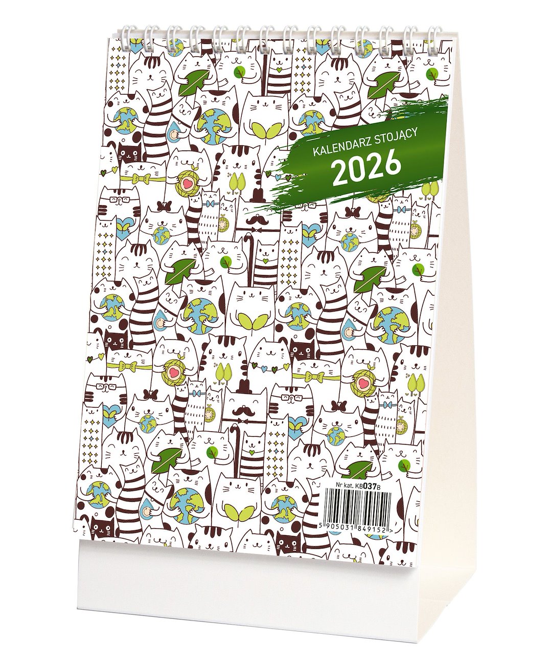 Kalendarz biurkowy stojący 2026