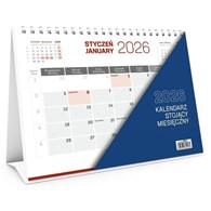 Kalendarz biurkowy stojący miesięczny 2026