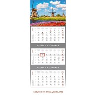 Kalendarz ścienny trójdzielny 2026 Wiatraki 

wymiar kalendarium 134x282mm
wymiar głowki 210x295