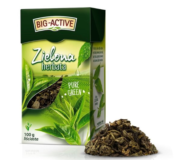 Herbata  liść BiG Active zielona  100g