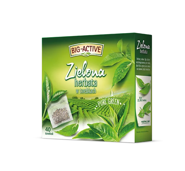 Herbata zielona Pure Green Big Active 40 torebek