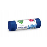 Worki na śmieci 120L op10 LDPE  FORTE zawiązyw extra grube