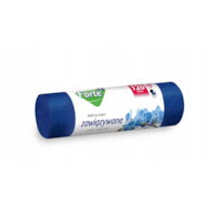 Worki na śmieci 120L op10 LDPE  FORTE zawiązyw extra grube